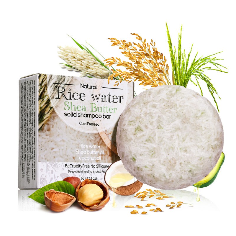 Castor Oil Soap - XF 60g Rice Shampoo Bar 100%
