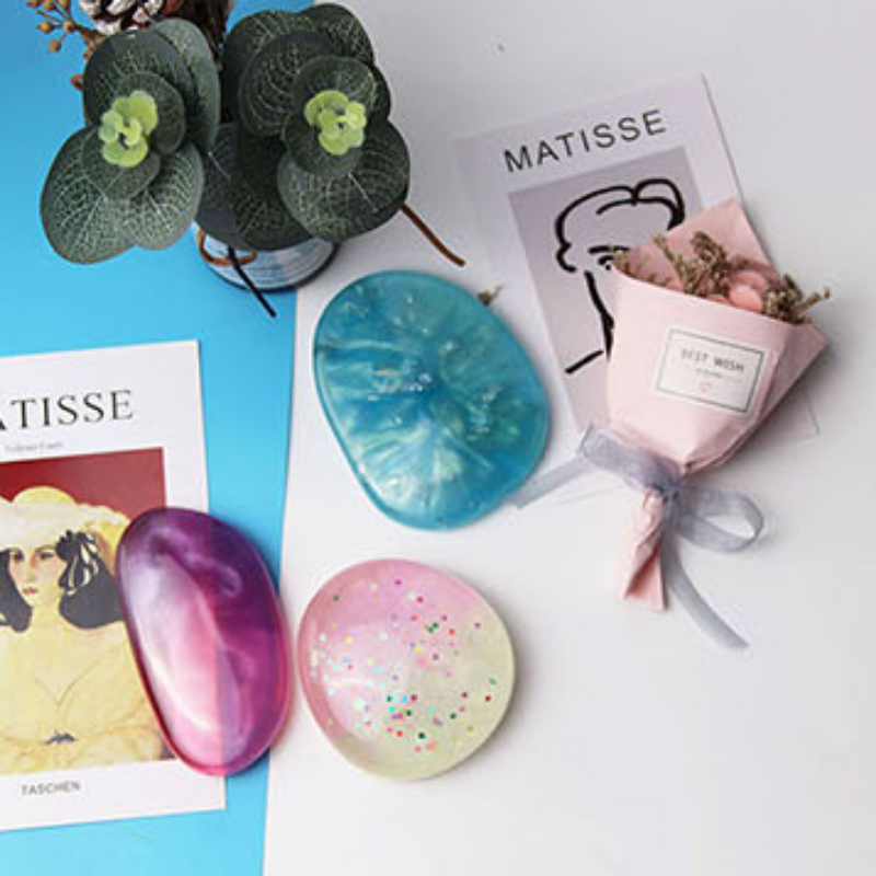 Soap Making Gifts - Multicavity Creative Pebble Silicone Soap Mould