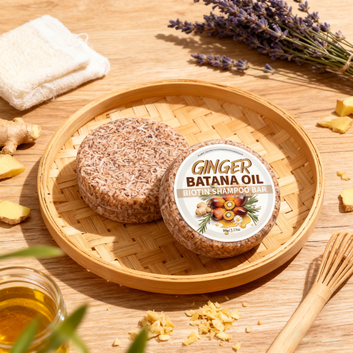 Castor Oil Soap - Batana Oil Shampoo and Conditioner Soap,