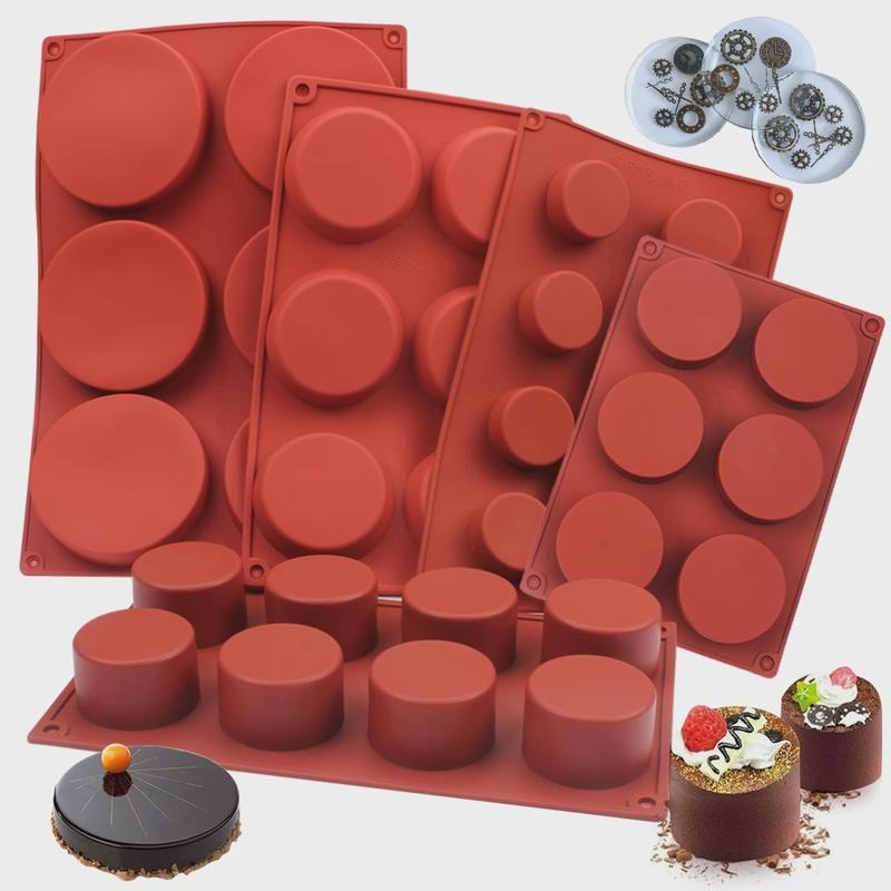 Soap Mold Silicone Loaf - Round Silicone Soap Mold DIY Handmade