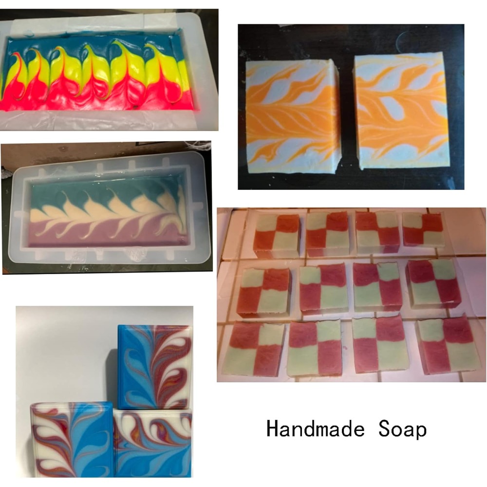 1 Pack 5pcs Silicone Loaf Soap - đánh giá và giá Soap Mold Silicone Loaf