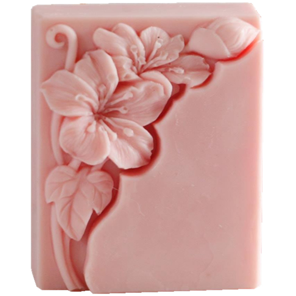 Pretty Floral Soap Mold Rectan - đánh giá và giá Soap Making Cold Process