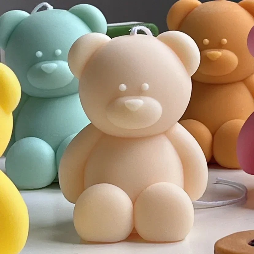3D Cute Cartoon Bear Silicone  - đánh giá và giá Soap Making Book For Beginners