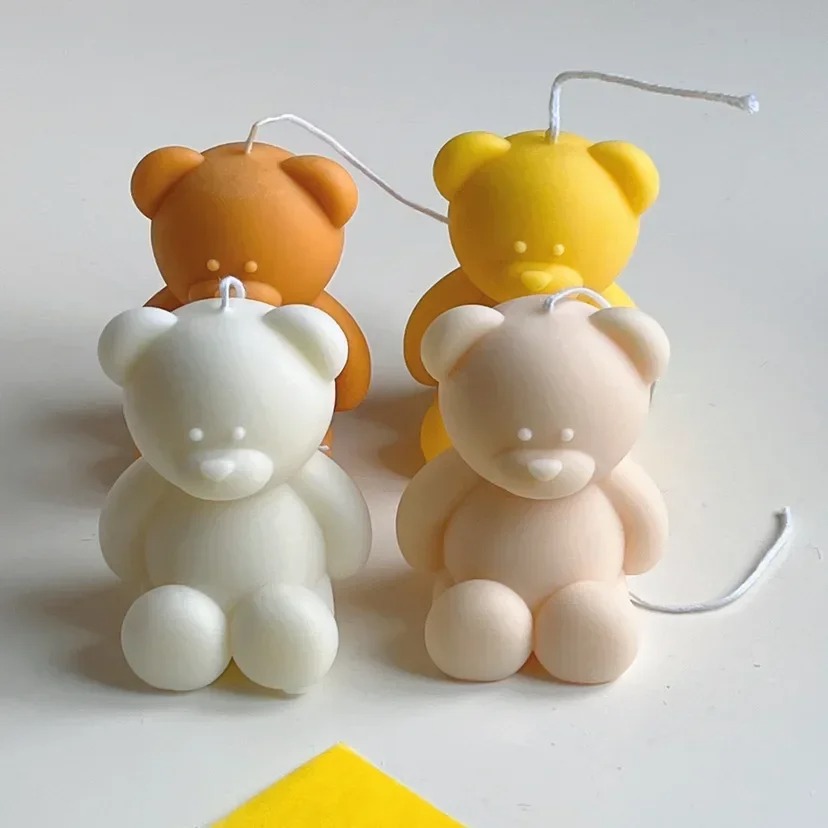 3D Cute Cartoon Bear Silicone  - đánh giá và giá Soap Making Book For Beginners