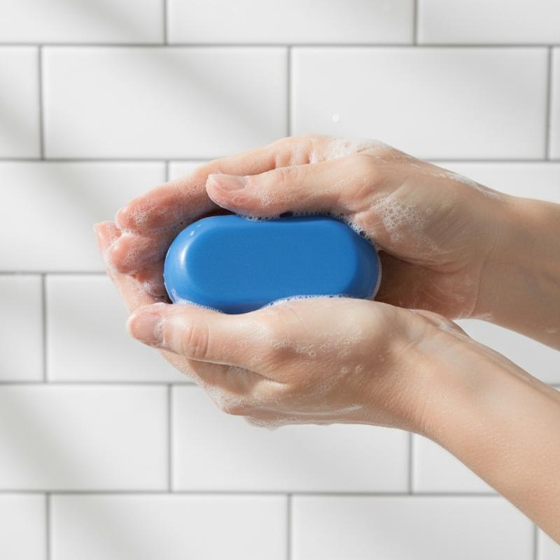 65g Blue Soap Face Body Bar So - đánh giá và giá Castor Oil Soap