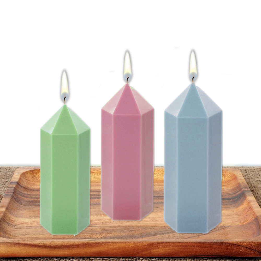 3D Hexagonal Column Candle Mol - đánh giá và giá Soap Making Book For Beginners