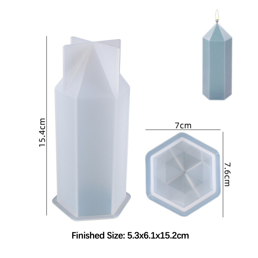 3D Hexagonal Column Candle Mol - đánh giá và giá Soap Making Book For Beginners