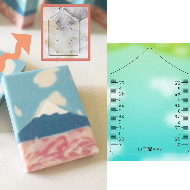 Moutain Pattern Scraper Rib So - đánh giá và giá Soap Making Hobby