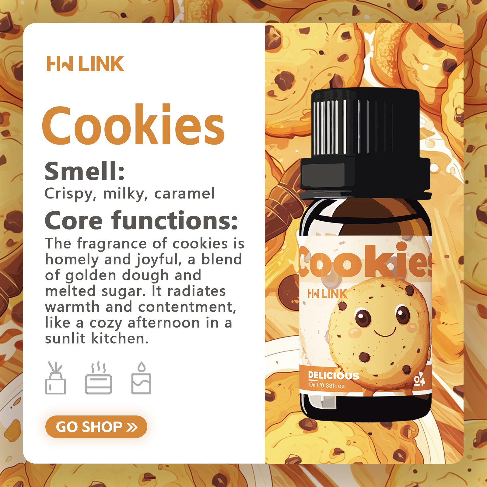 10ml Cookies Essential Oils Pe - đánh giá và giá Soap Making Oils
