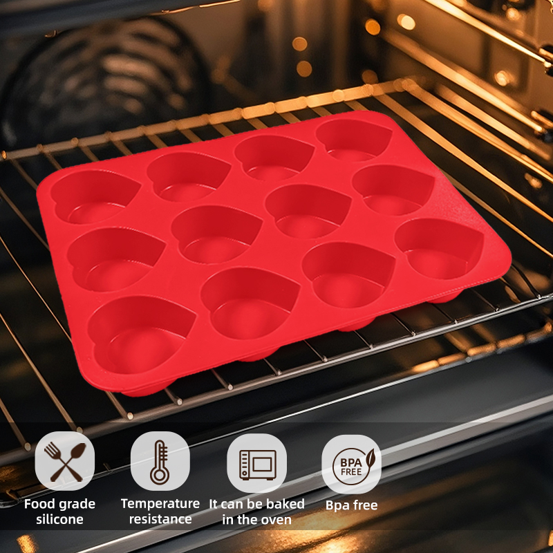 Silicone Heart Molds for Choco - đánh giá và giá Soap Mold Silicone Loaf