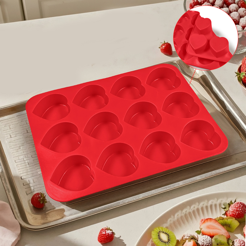 Silicone Heart Molds for Choco - đánh giá và giá Soap Mold Silicone Loaf