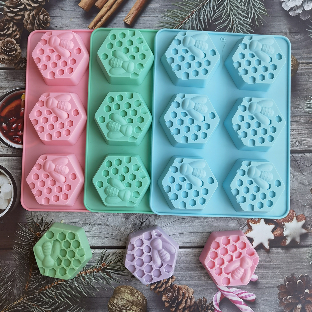 Silicone Hexagonal Bee Soap Mo - đánh giá và giá Soap Mold Silicone Loaf
