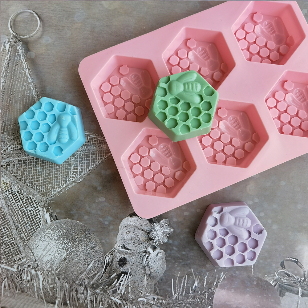 Silicone Hexagonal Bee Soap Mo - đánh giá và giá Soap Mold Silicone Loaf