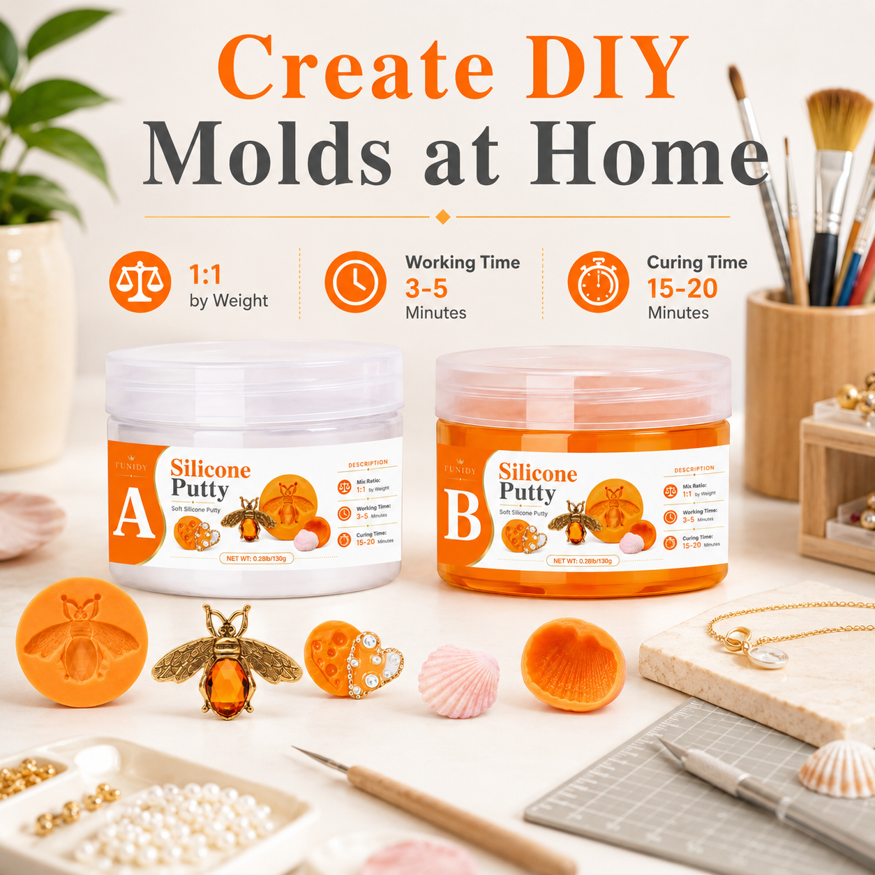 SILICONE PUTTY Making Kit, Fas - đánh giá và giá Soap Making Book For Beginners