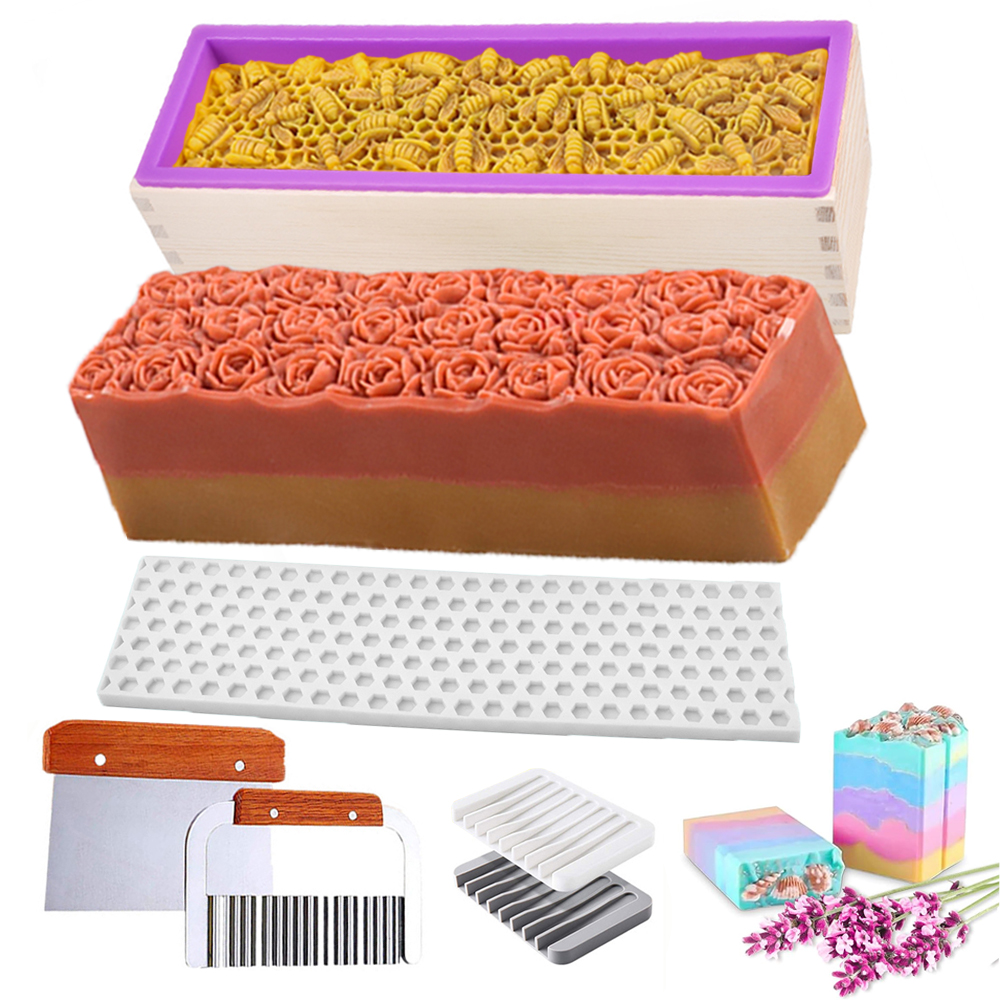 1.2L Wooden Box Soap Mold Maki - đánh giá và giá Soap Making Book For Beginners