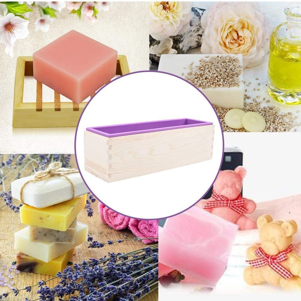 1.2L Wooden Box Soap Mold Maki - đánh giá và giá Soap Making Book For Beginners