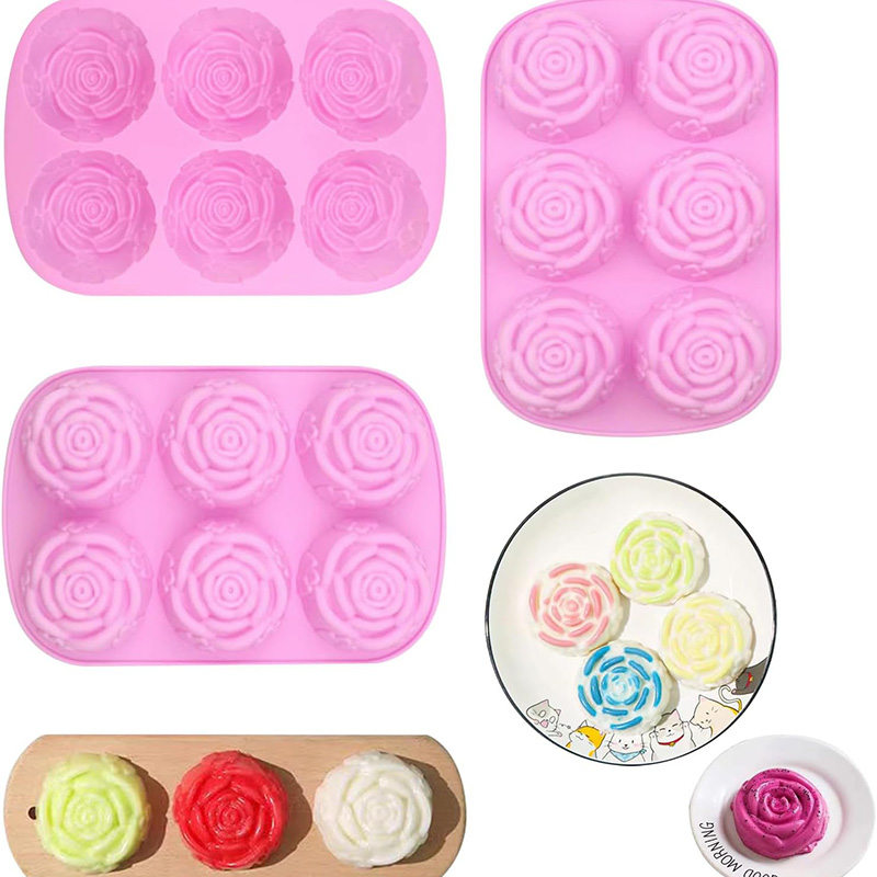 Silicone 6Holes Flower Rose Ca - đánh giá và giá Soap Mold Silicone Loaf