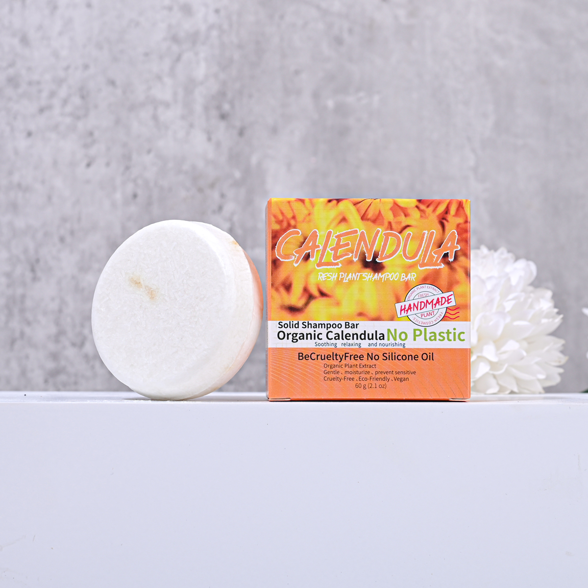 Calendula flower and plant ess - đánh giá và giá Castor Oil Soap