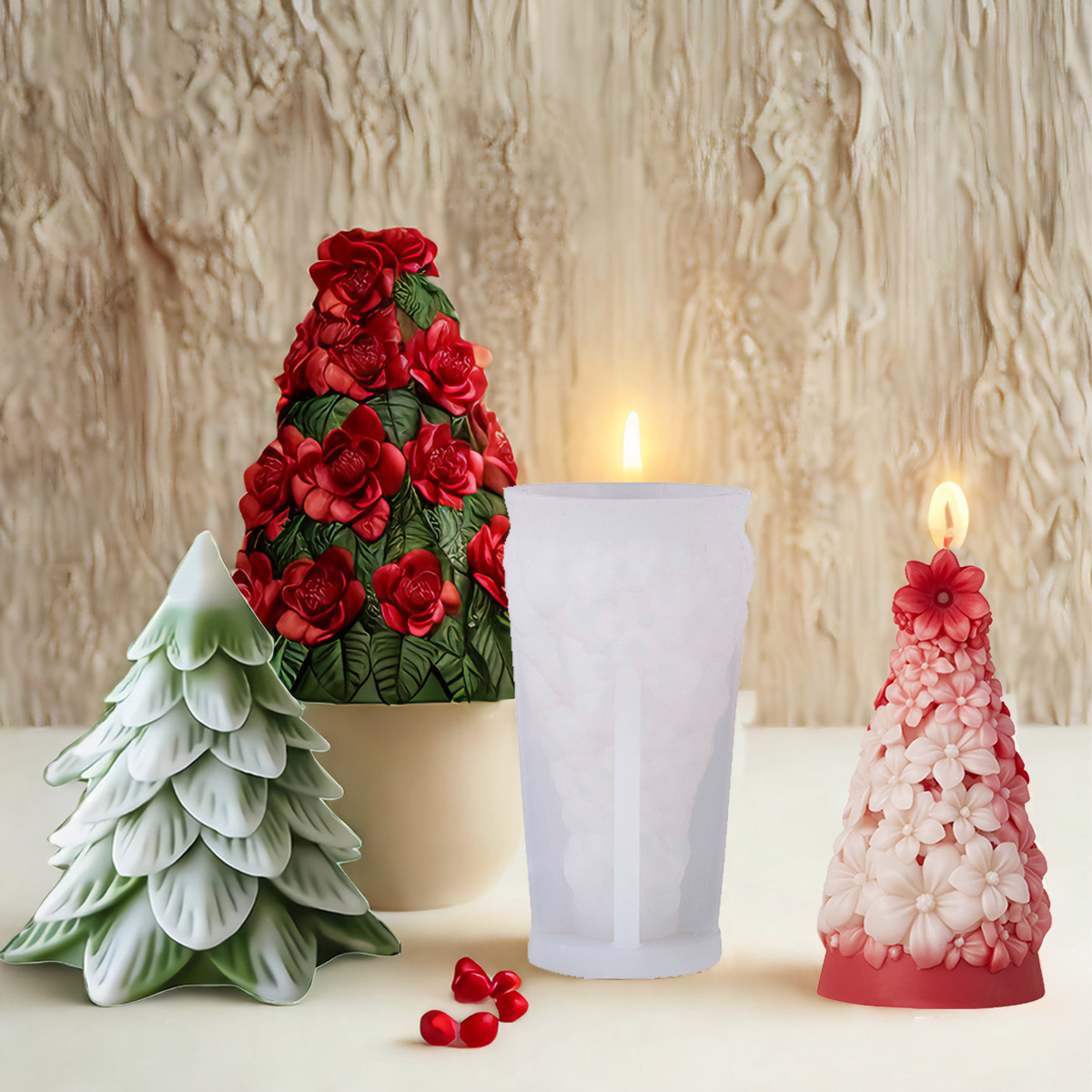 3D Christmas Tree Silicone Can - đánh giá và giá Soap Making Scents