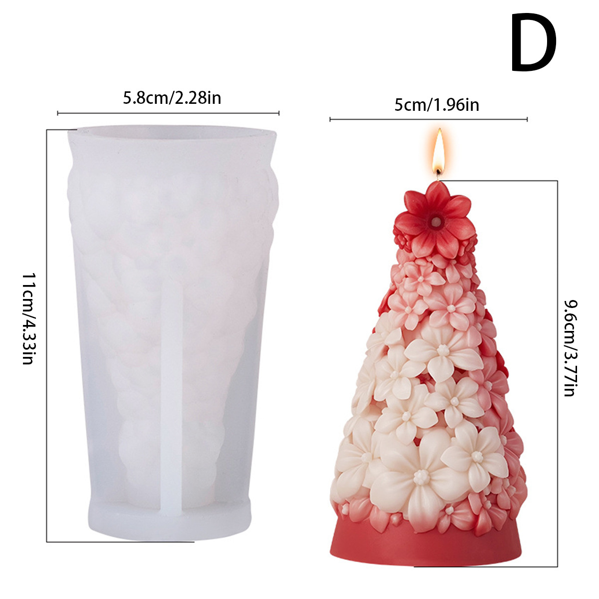 3D Christmas Tree Silicone Can - đánh giá và giá Soap Making Scents