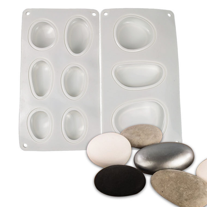 Multicavity Creative Pebble Si - đánh giá và giá Soap Making Gifts
