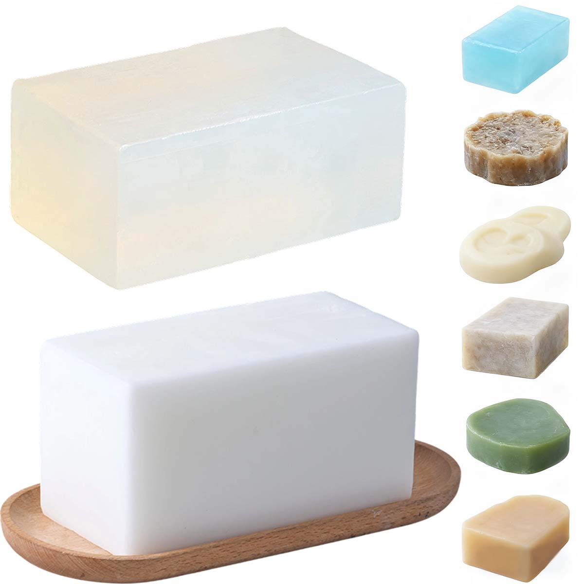 1000g Glycerin Soap Base DIY H - đánh giá và giá Soap Making Glycerin Base