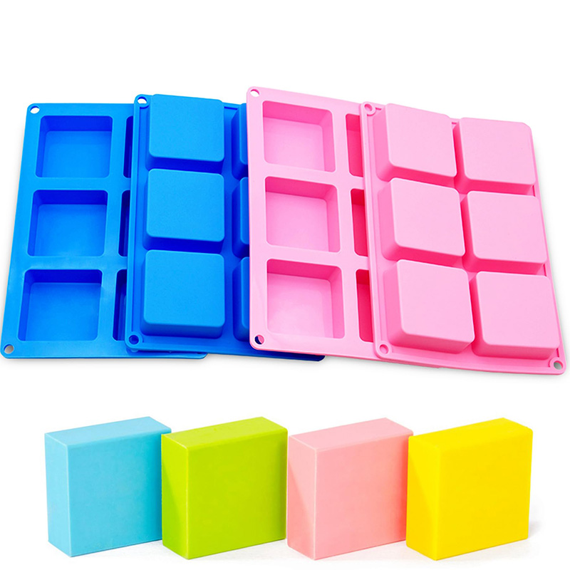 Square Soap Molds 6-Cavity Non - đánh giá và giá Soap Mold Silicone Loaf