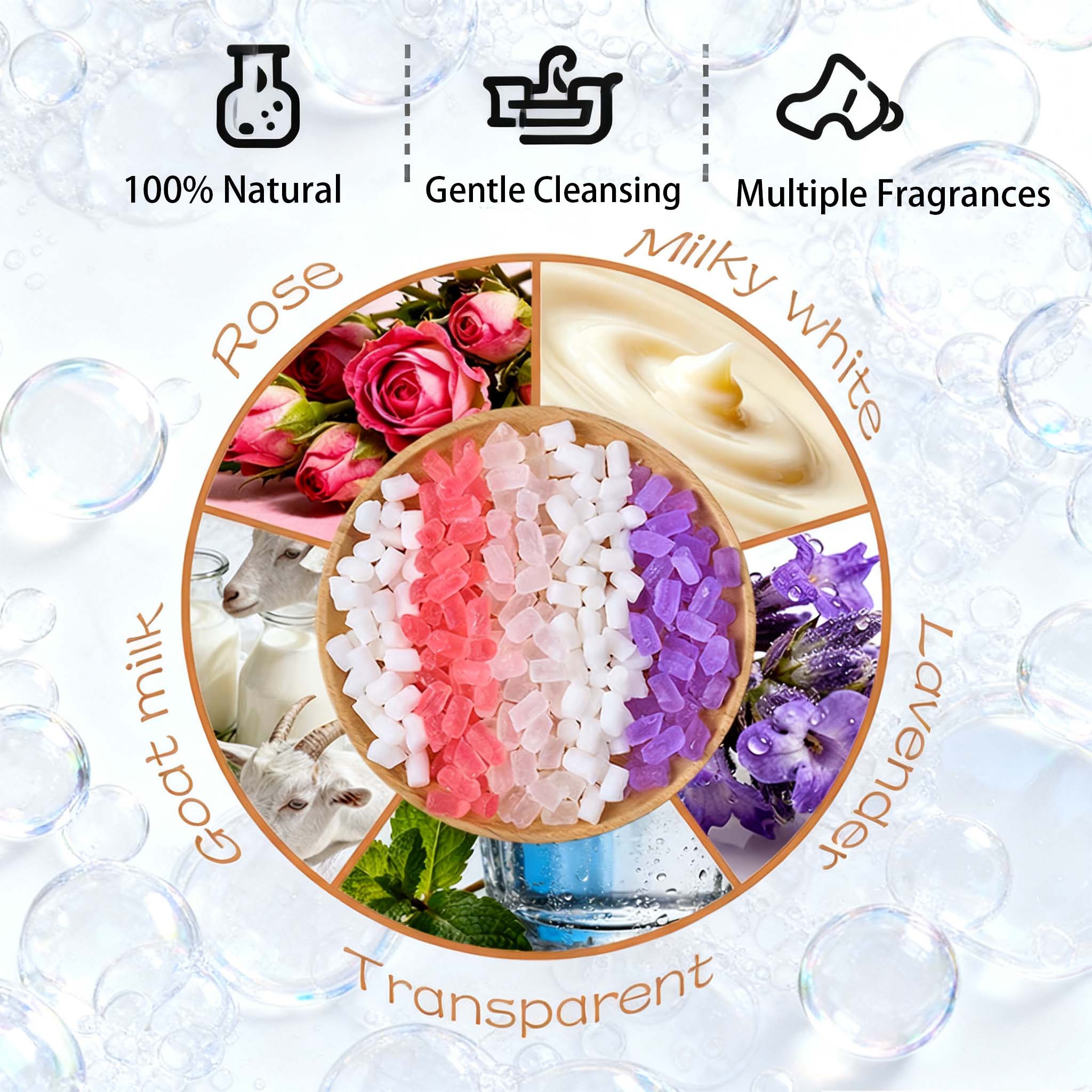 200g Color Glycerin Soap Base  - đánh giá và giá Soap Making Glycerin Base