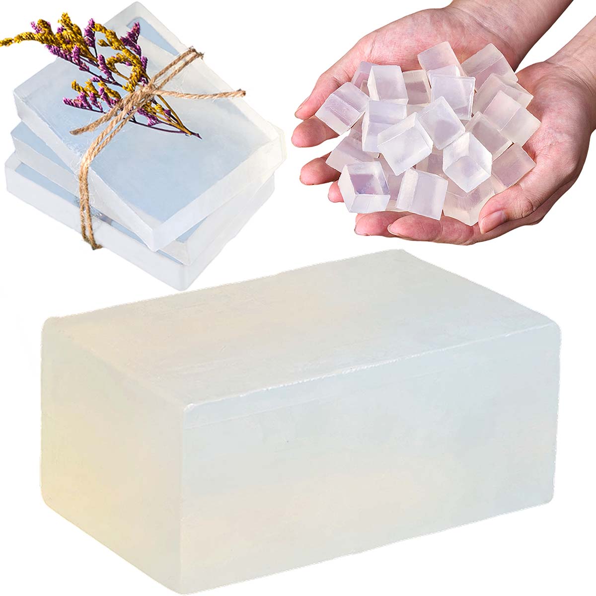Transparent White Glycerin Soa - đánh giá và giá Soap Making Glycerin Base