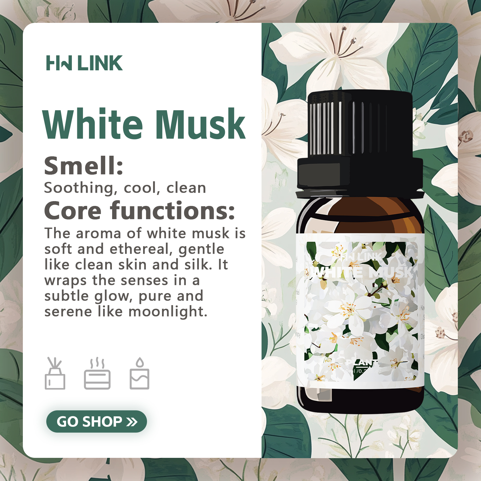 White Musk Essential Oils 10ml - đánh giá và giá Soap Making Oils