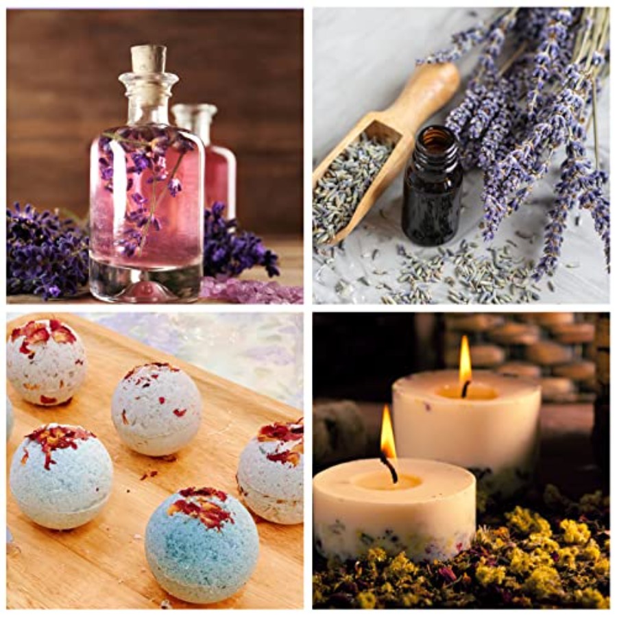 Dried Flowers, 50 Bags 100% Na - đánh giá và giá Soap Making Book For Beginners