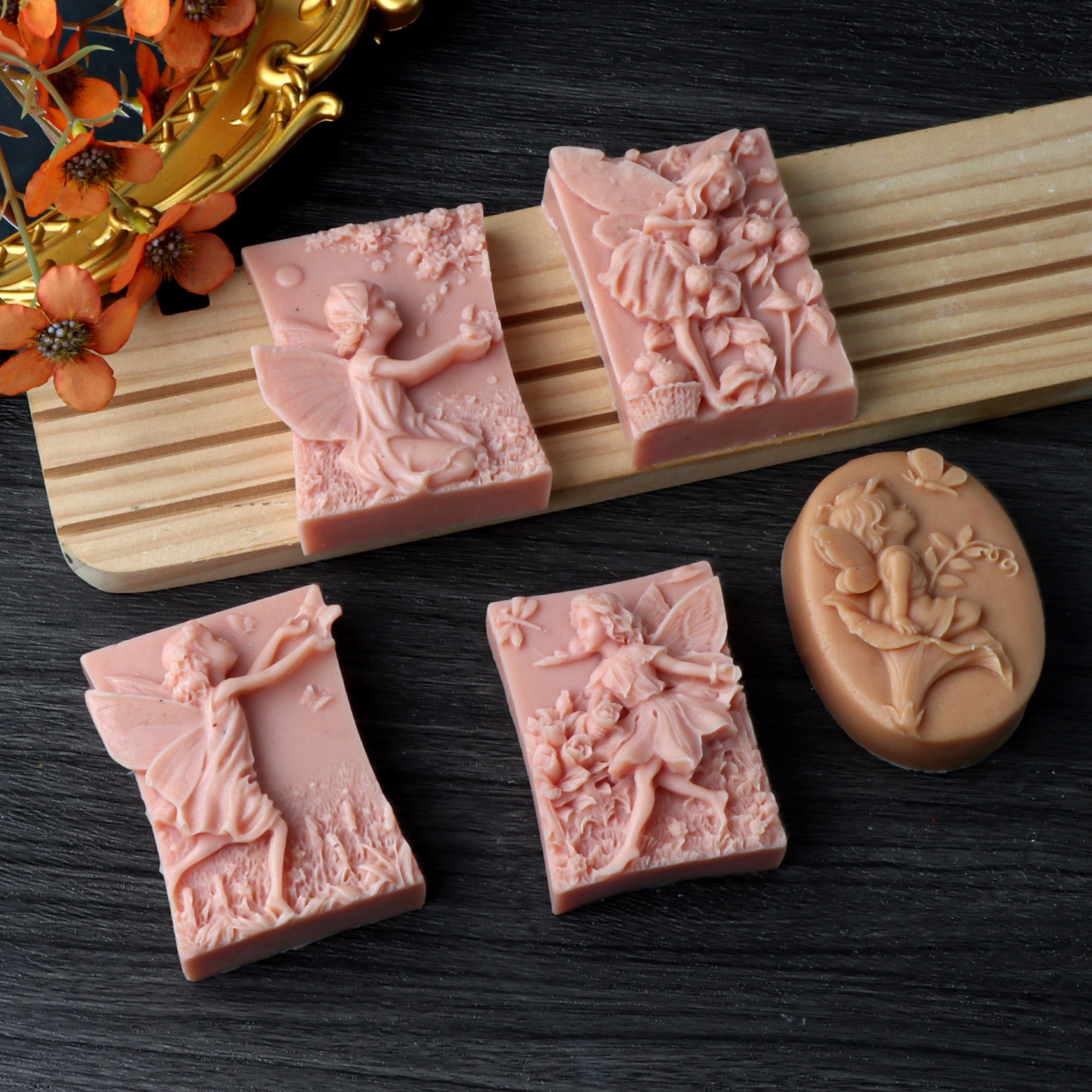 Flower Fairy Silicone Soap Mol - đánh giá và giá Soap Making Gifts