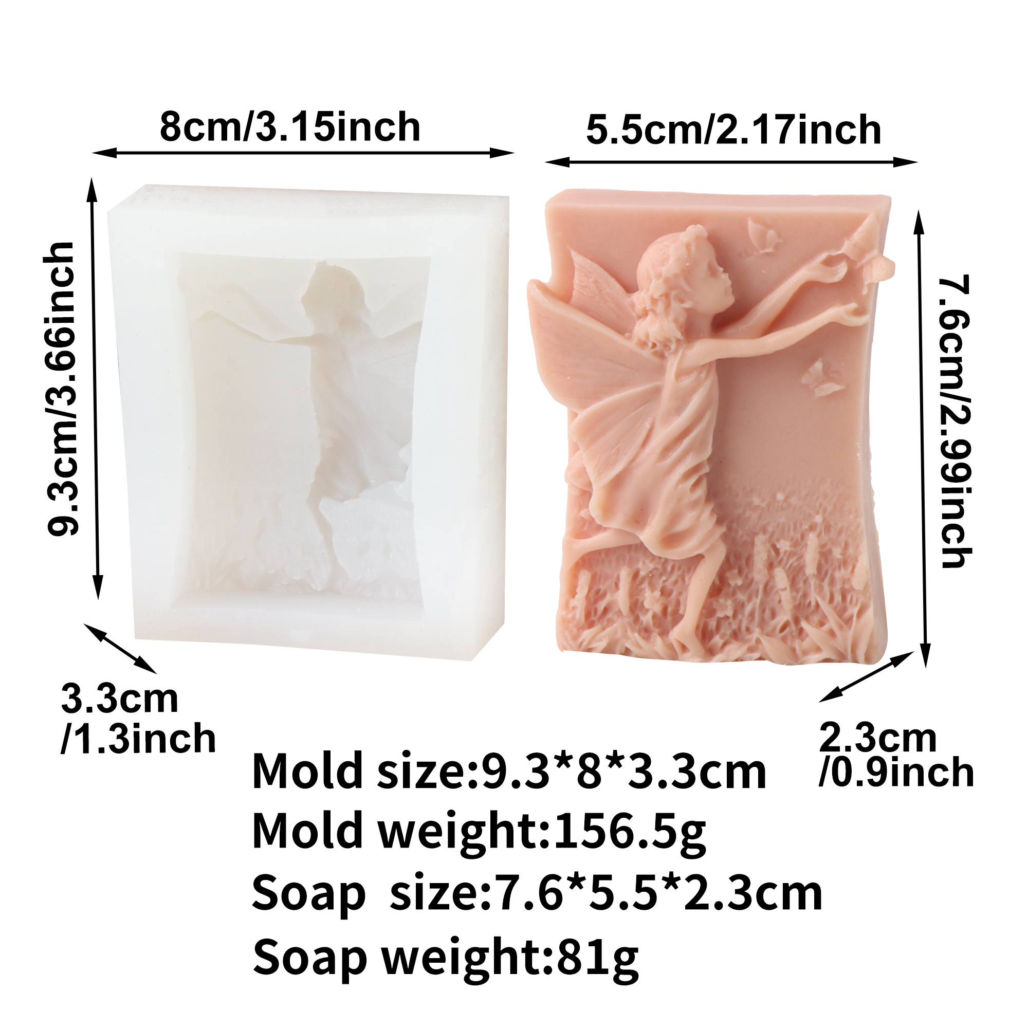 Flower Fairy Silicone Soap Mol - đánh giá và giá Soap Making Gifts