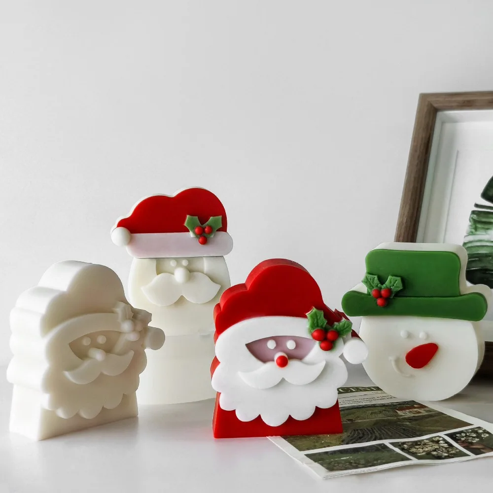 3D Relief Santa Claus Soap Mak - đánh giá và giá Soap Making Gifts