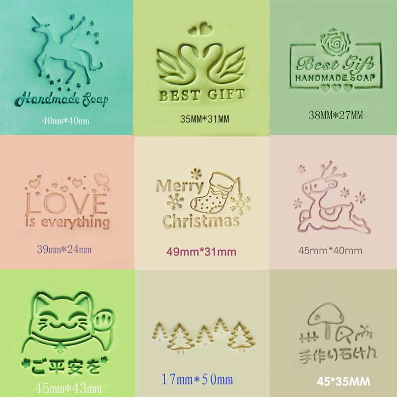 Christmas Series Soap Stamp Re - đánh giá và giá Soap Making Gifts