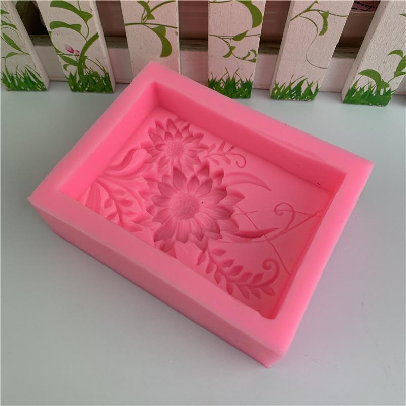 1pc 3D Square Rose Flower Sili - đánh giá và giá Soap Making Book For Beginners