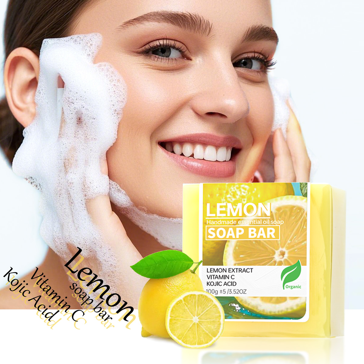 Lemon essential oil soap, vita - đánh giá và giá Castor Oil Soap