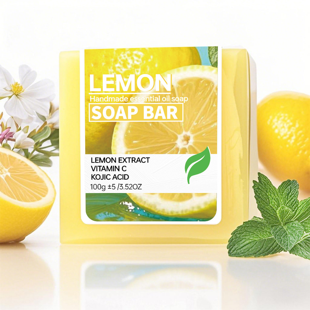Lemon essential oil soap, vita - đánh giá và giá Castor Oil Soap