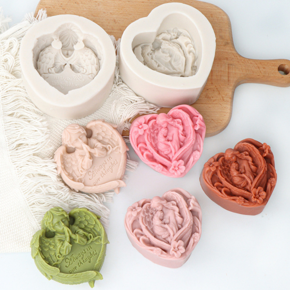 Prayer Angel Heart Soap Silico - đánh giá và giá Soap Making Gifts