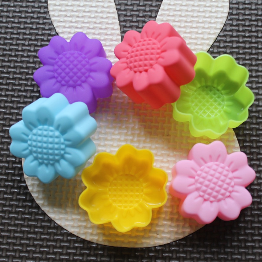 6 Pcs Set Non-Stick Flower Des - đánh giá và giá Soap Mold Silicone Loaf