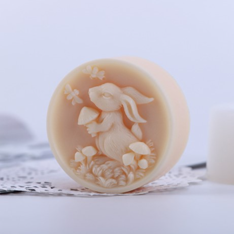 Rabbit Mushrooms Silicone Soap - đánh giá và giá Soap Making Gifts
