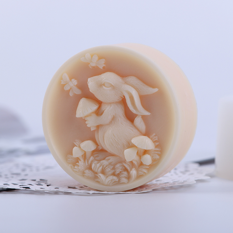 Rabbit Mushrooms Silicone Soap - đánh giá và giá Soap Making Gifts