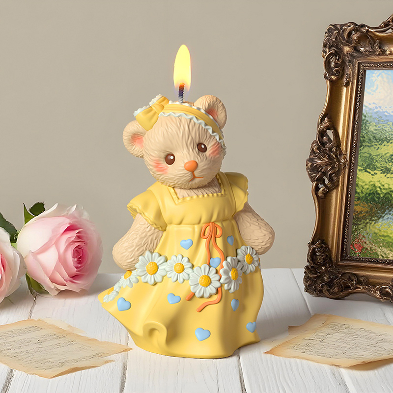 3D Cute Bear Resin Mold For Ca - đánh giá và giá Soap Making Gifts