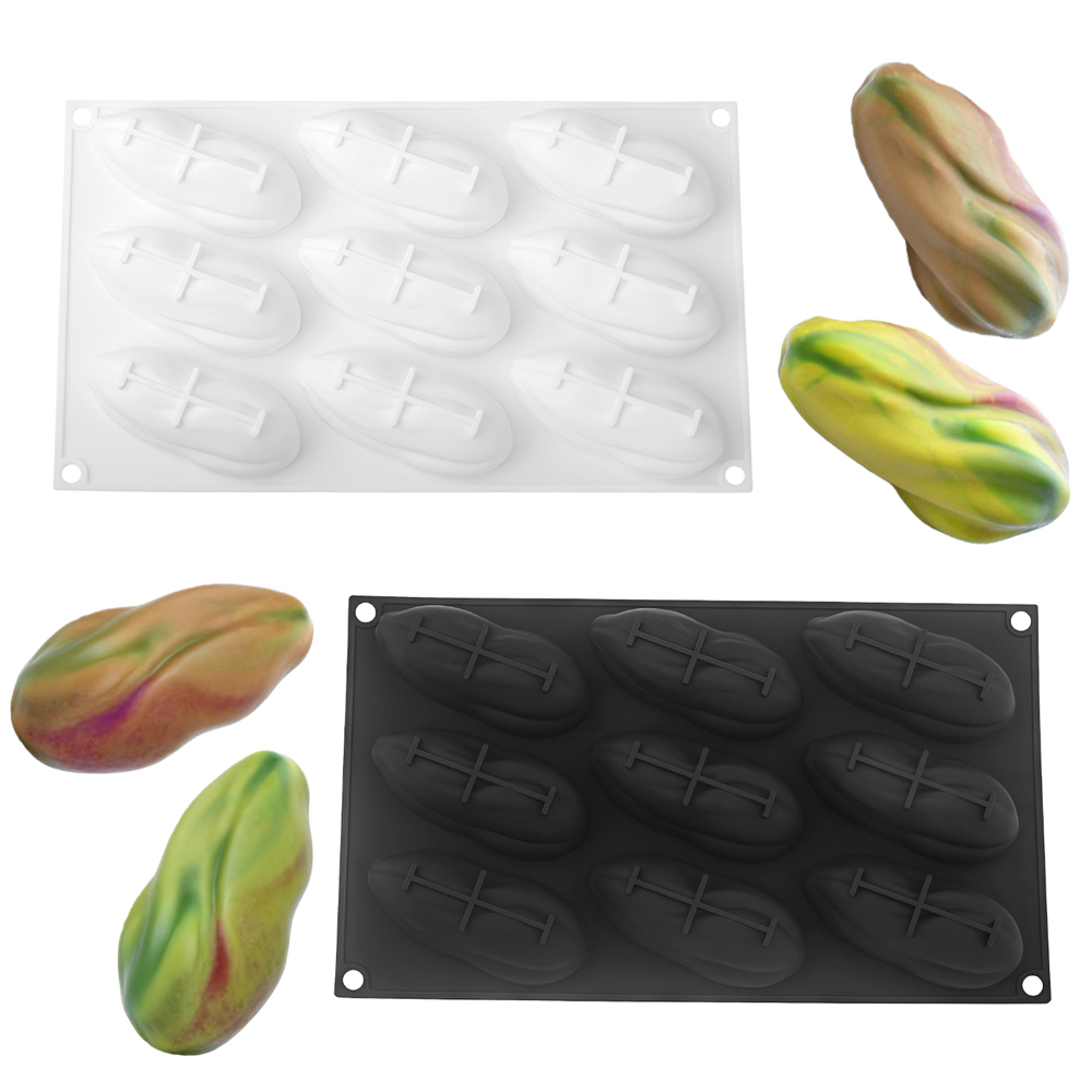 Pistachios Design 1 or 4 or 9- - đánh giá và giá Soap Mold Silicone Loaf