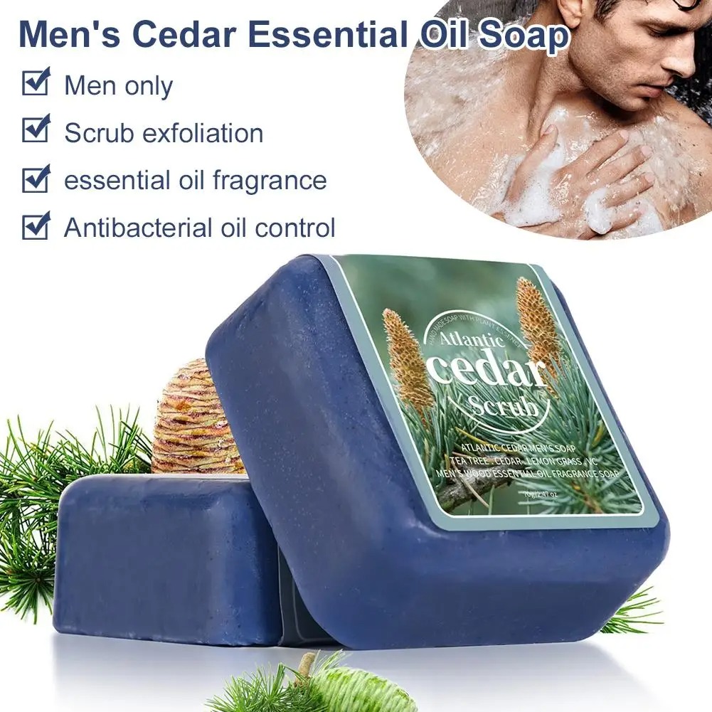 Men's Cedar Essential Oil Soap - đánh giá và giá Soap Making Oils