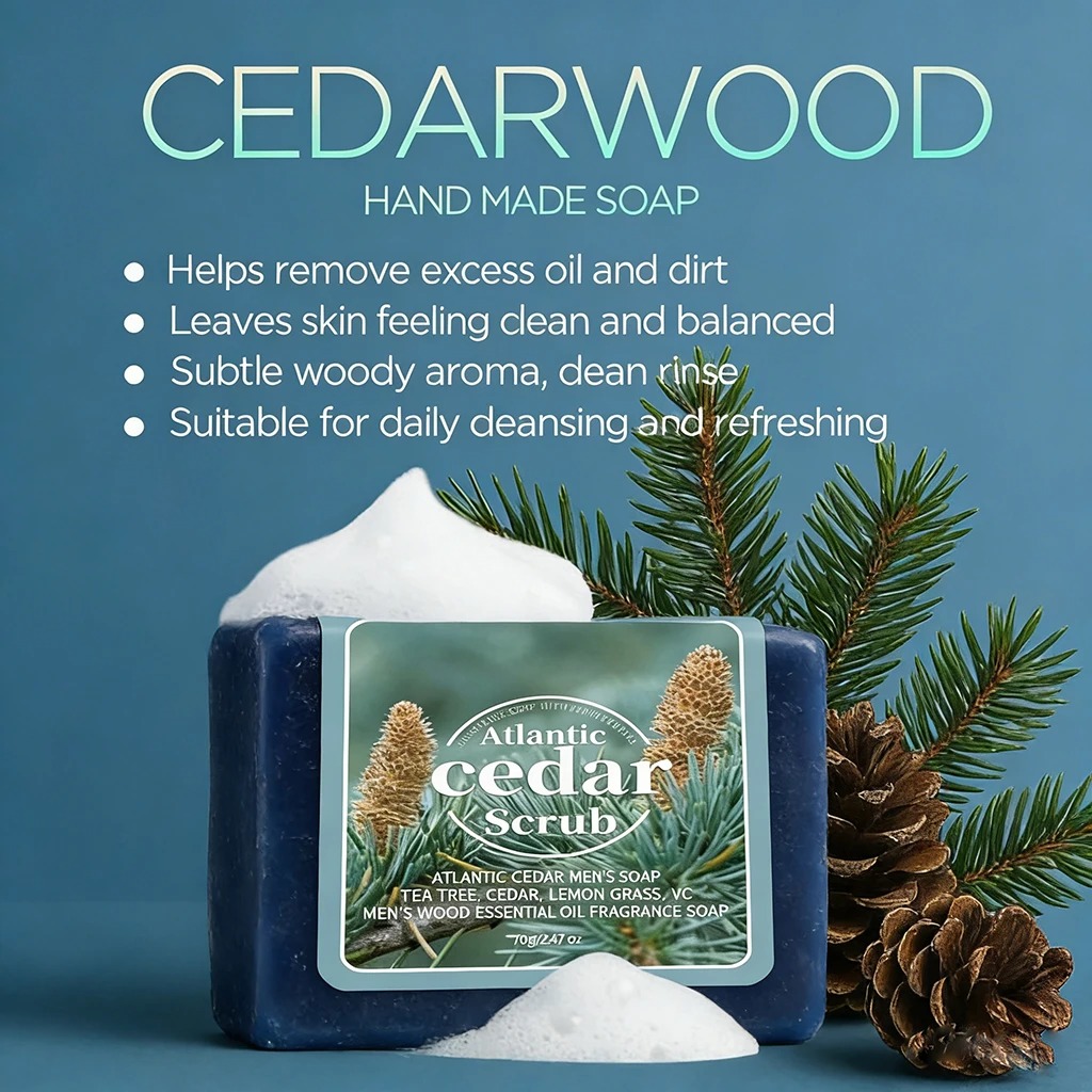 Men's Cedar Essential Oil Soap - đánh giá và giá Soap Making Oils