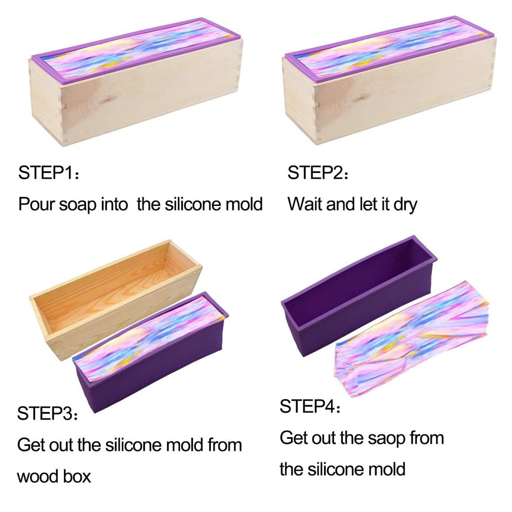 1.2L Silicone Soap Molds Kit 4 - đánh giá và giá Soap Making Book For Beginners