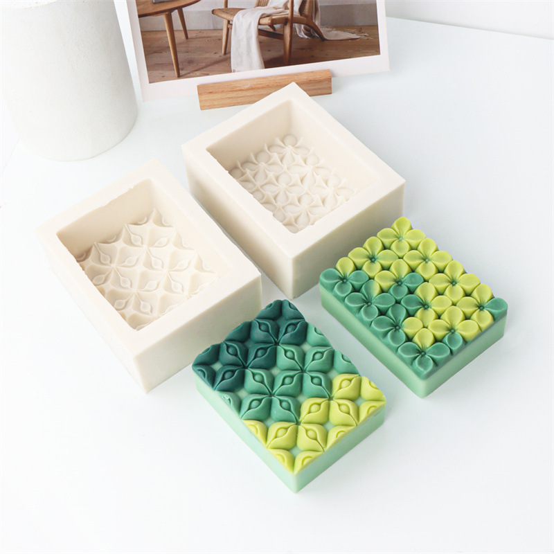 Square Flower Handmade Soap Si - đánh giá và giá Soap Making Gifts